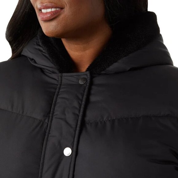 32 Degrees Women’s Quilted Jacket with Plush Lined Hood - Picture 7 of 8